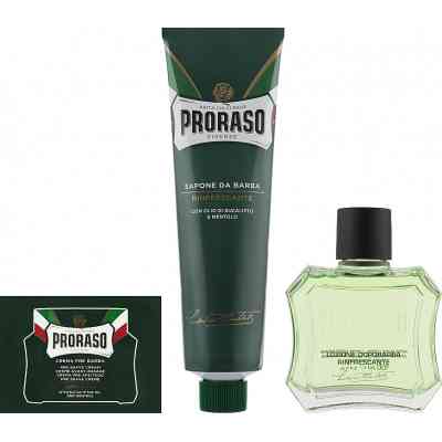 Набор косметики Proraso Green Classic Shaving Duo Крем 150 мл + Лосьон 100 мл (8004395004751) Винница