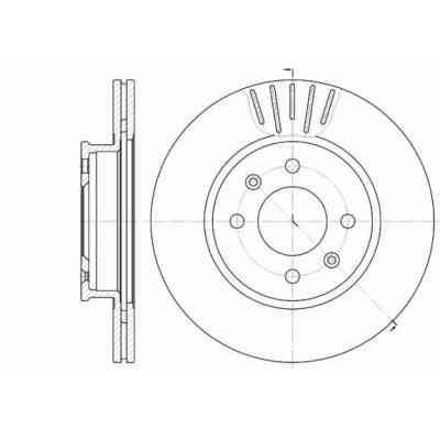 Гальмівний диск REMSA 6666.10 Вінниця