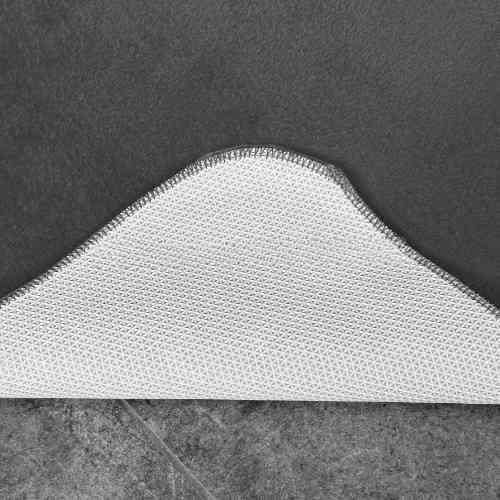 Килимок для підлоги з еко-хутра ТМ Dariana Moonbeam 50*60 см графітний Житомир