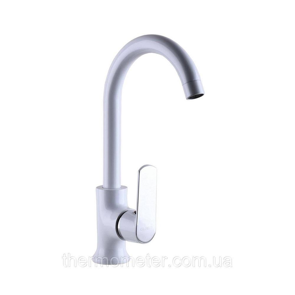 Смеситель для кухни Globus Lux Laguna GLA-0203SL-7-WHITE Киев - изображение 4