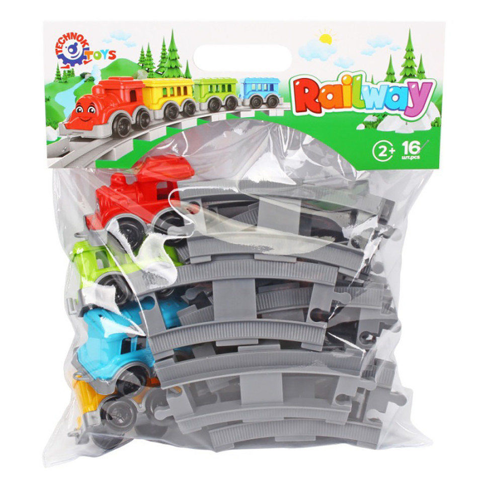 Детский игрушечный набор железная дорога 0914TXK 16 деталей Винница - изображение 5