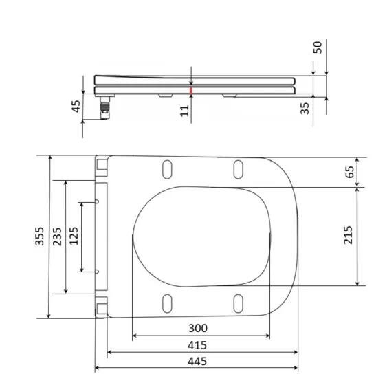 Сиденье для унитаза Qtap Kalao с микролифтом Slim QT08991213AW Киев
