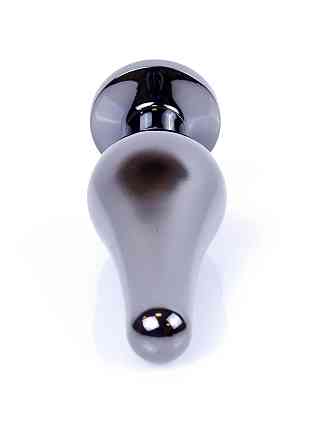 Анальна пробка -Jewellery Dark Silver BUTT PLUGRed Sex Aura Київ