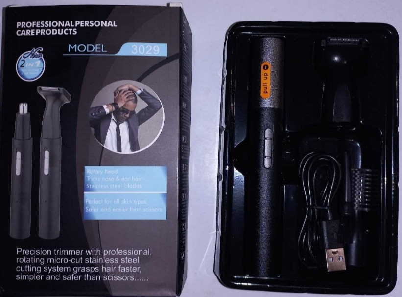 Триммер для носа и ушей бороди Electric Nose Hair Trimmer (Model 3029). Киев - изображение 7