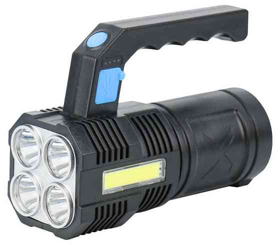 Ліхтарик ручний Bailong BL X502, COB діод, USB/мережевий заряд, вологостійкий корпус, 2 режими робот Київ