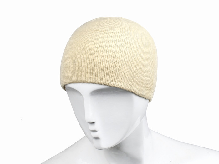 Шапка біні чоловіча бежева Київ - фото 1