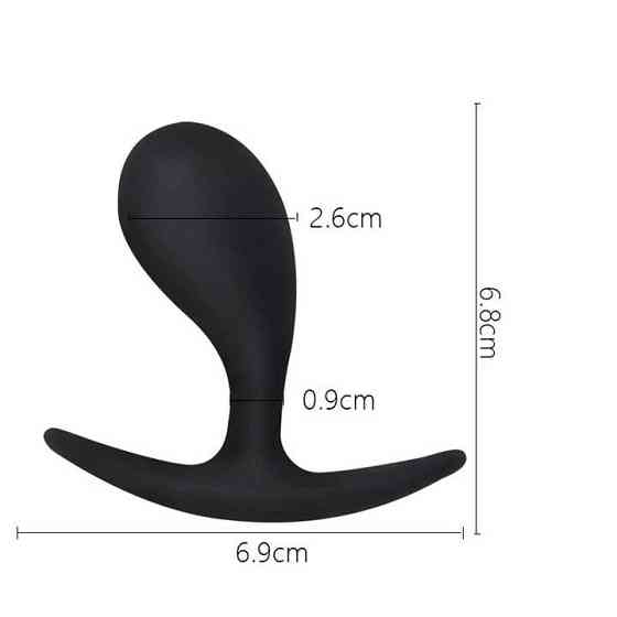 Силіконова анальна пробка "Якір" - 2,6 см. - Анальні іграшки Вінниця