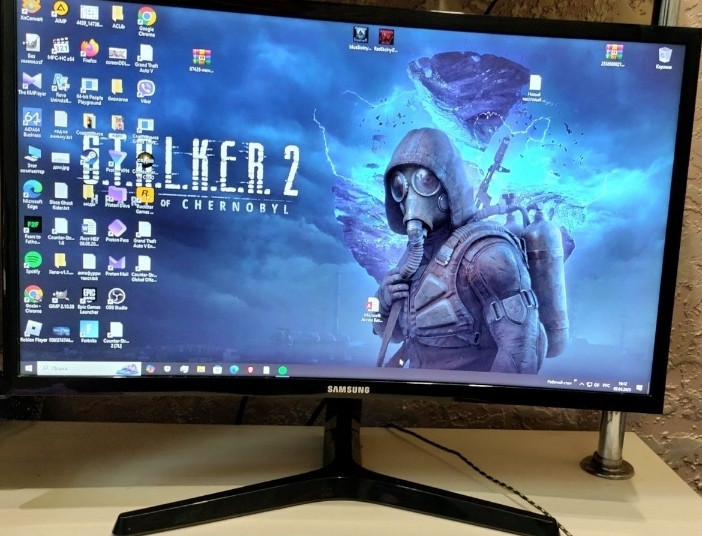 Монітор Samsung C24F390 в ідеальному стані! Київ - фото 4