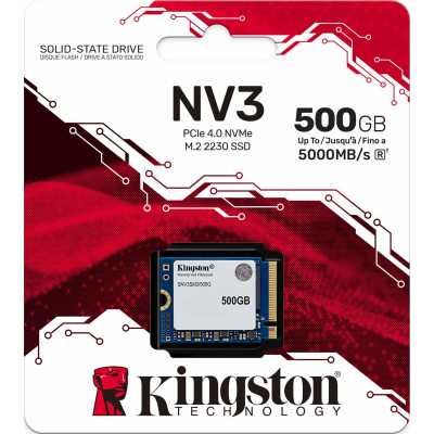 Накопитель SSD M.2 2230 500GB NV3 Kingston (SNV3SM3/500G) Винница - изображение 3