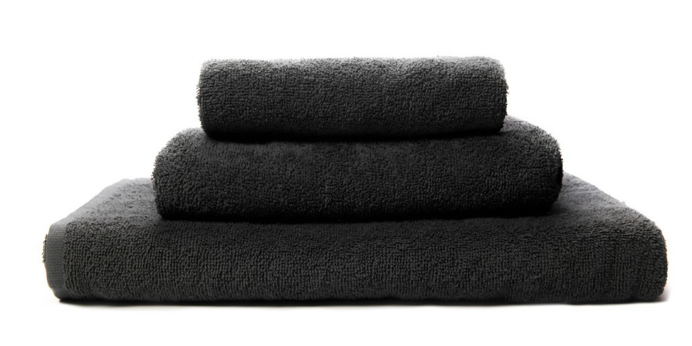 Рушник махровий Ideal Textile 50х90 см однотонний 400 г/м2 (56860342) темно сірий Чернівці - фото 2