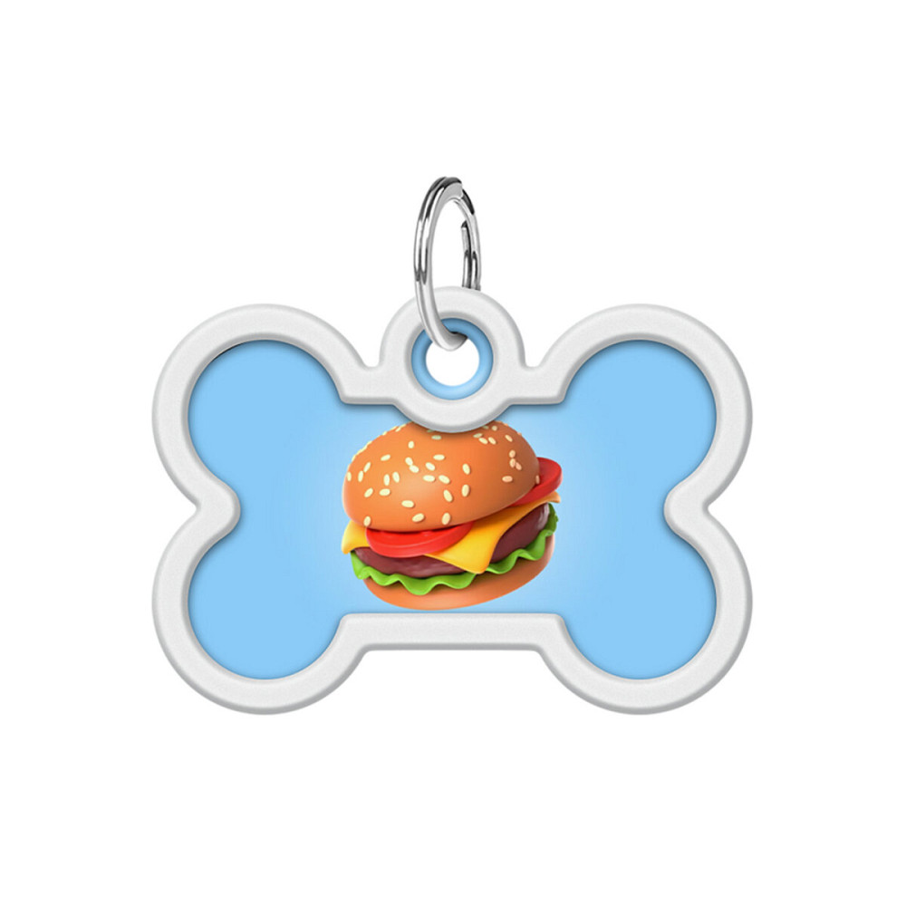 Адресник для собак и кошек металлический WAUDOG Smart ID с QR паспортом, рисунок 