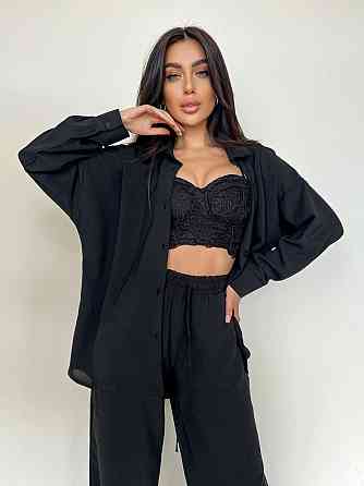 Женский стильный привлекательный костюм американский креп Одесса