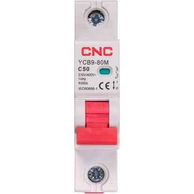 Автоматичний вимикач CNC YCB9-80M 1P C50 6ka (NV821471) Вінниця