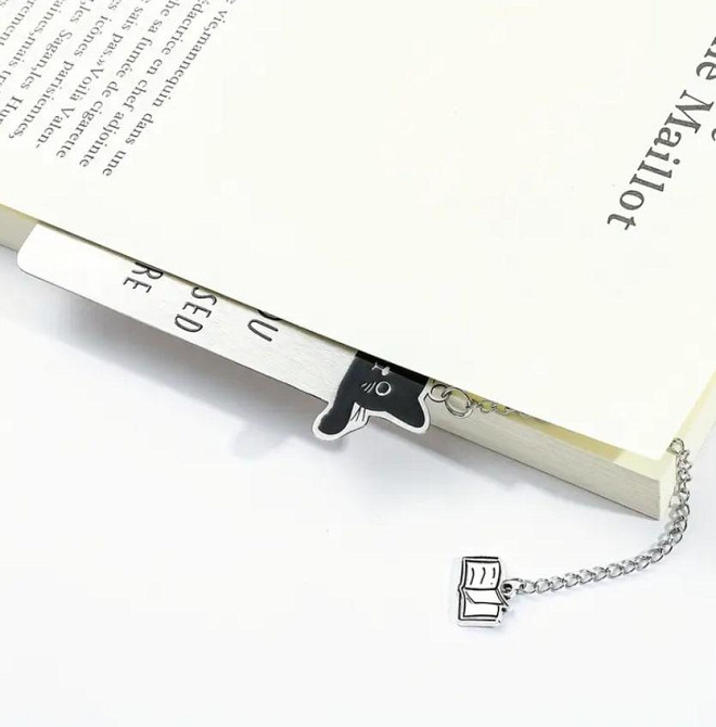 Металлическая закладка – креативный подарок для книголюбов. Закладка для книг 