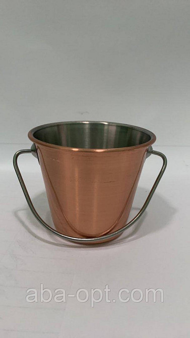 Відерце для подачі снеків бронза V 0.9 л ( шт ) Одеса - фото 1