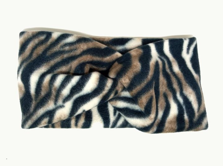 Пов'язка для волосся фліс тигрова Київ - фото 1