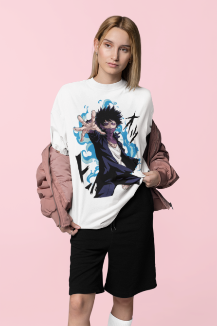 Футболка для хлопчика з аніме принтом Моя геройська академія оверсайз (зріст від 165 до 180) Чорний AnimeJ0744m Дніпро - фото 2