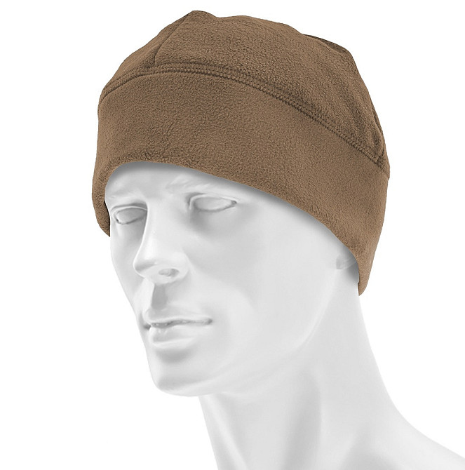 Тактична Зимова Шапка з флісу + 3 липучці Texar "Windblocker" Coyote (517#04-WBL-HE) Розмір S/M "55-58 см" Нововолинськ - фото 1