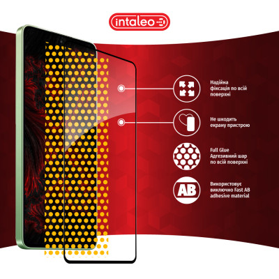 Скло захисне Intaleo Full Glue Xiaomi Redmi Note 13 4G Black (1283126583896) Вінниця - фото 7