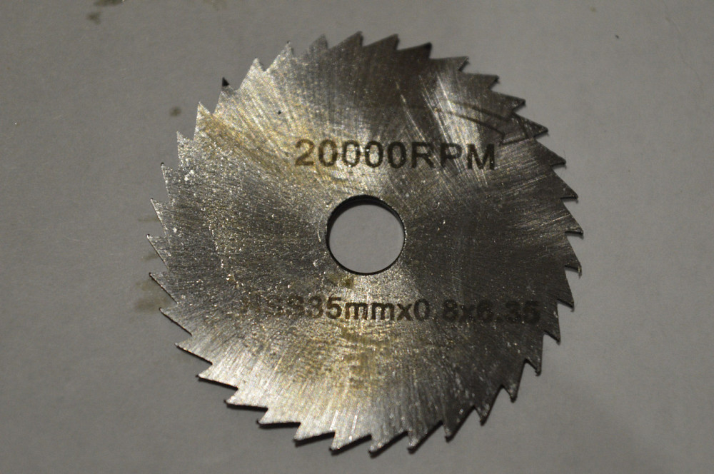 Круг отрезной (по дереву) для дремеля Ø35x0,8х6,35 Полтава - изображение 1