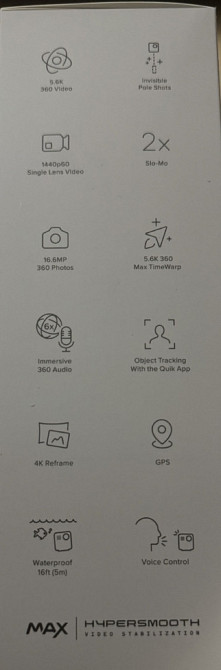 Экшн-камера GoPro MAX (CHDHZ-203-RW) Харьков - изображение 1