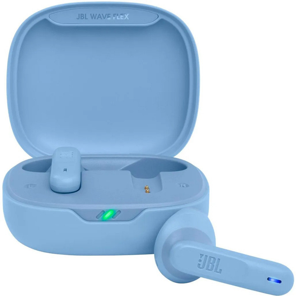 Bluetooth-гарнітура JBL Wave Flex Blue (JBLWFLEXBLU) Синій Харьков - изображение 1