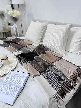 Vladi Плед Vladi 140x200 cм вовняний 70% Нова Зеландія коричневий Київ