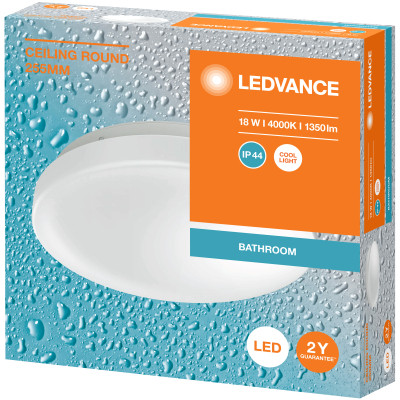 Светильник LEDVANCE CEILING ROUND 255 18W 840 IP44 (4099854105852) Винница - изображение 4