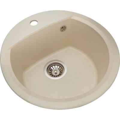 Мийка кухонна GRANADO RONDA ivory з сифоном (470*490mm.) (gr2204) Вінниця