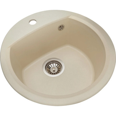 Мойка кухонная GRANADO RONDA ivory з сифоном (470*490mm.) (gr2204) Винница - изображение 2