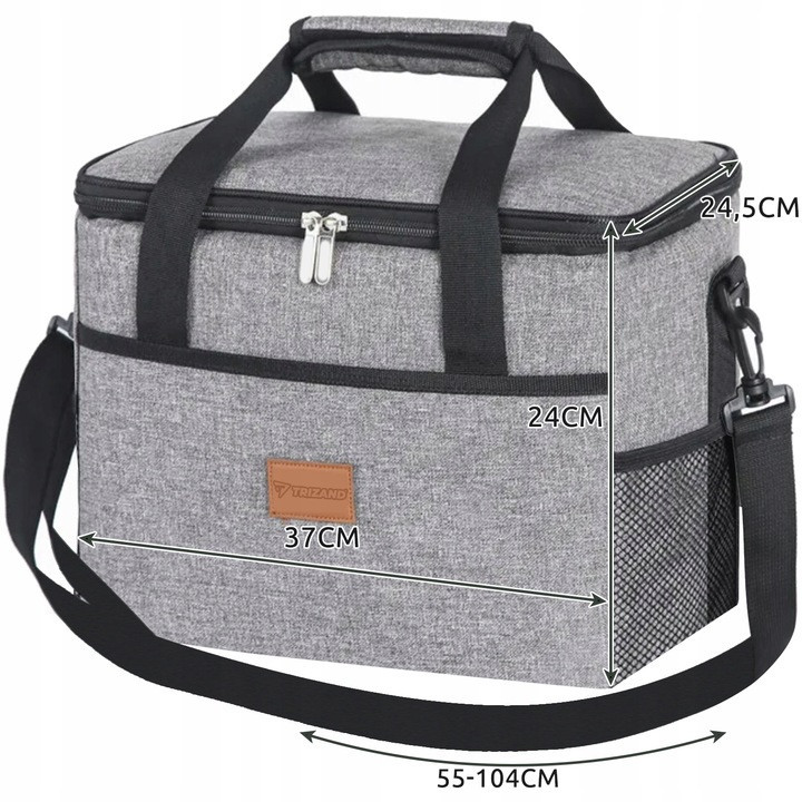 Термосумка 20 литров для продуктов и напитков с 2 картриджами Trizand (23842) Нововолынск - изображение 10