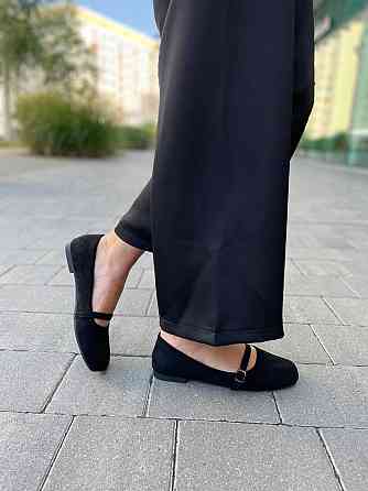 Loretta Балетки LORETTA чорні еко-замша размер 36-41 (E367-1) Коломия