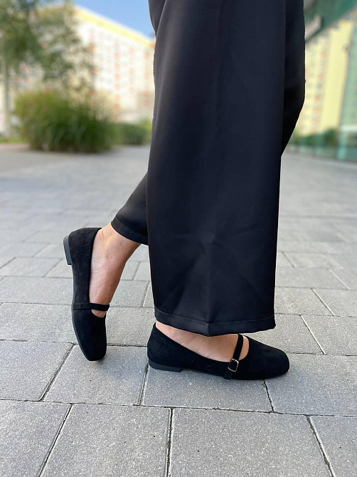 Loretta Балетки LORETTA чорні еко-замша размер 36-41 (E367-1) Коломия - фото 6