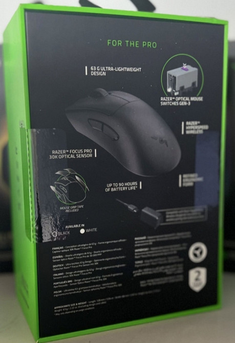 Миша: Razen DeathAdder V3 Pro Black ( RZ01-04630100-R3G1) Киев - изображение 2