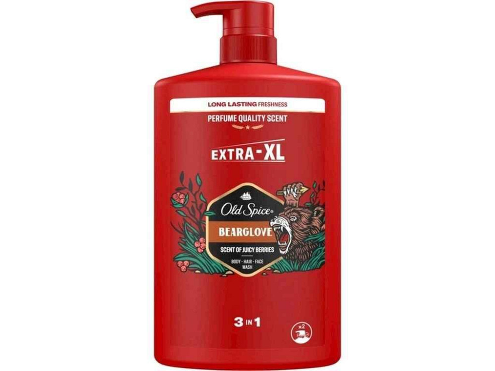 Гель-шампунь для душа 1л Bearglove ТМ OLD SPICE Киев - изображение 1