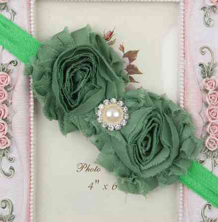 Повязка детская на голову one size зеленый Киев