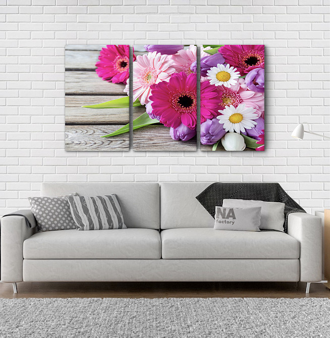 Модульна картина Квіти Аrt-176_3А Київ - фото 2