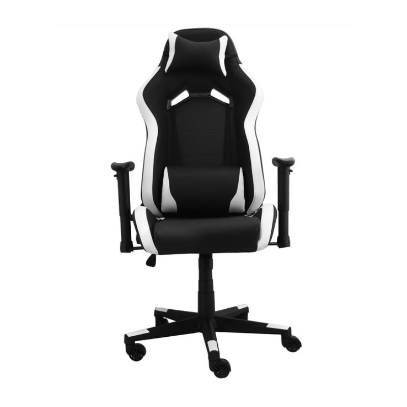 Кресло Феникс Пластик М-1 (Tilt) Черный + Белый Киев - изображение 2