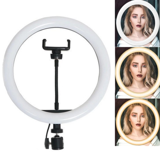 Кольцевая светодиодная LED лампа Ring Fill Light QX-300 SBR Киев