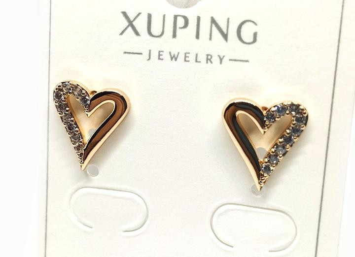 Серьги трендовые из медицинской стали Сердце Киев - изображение 1