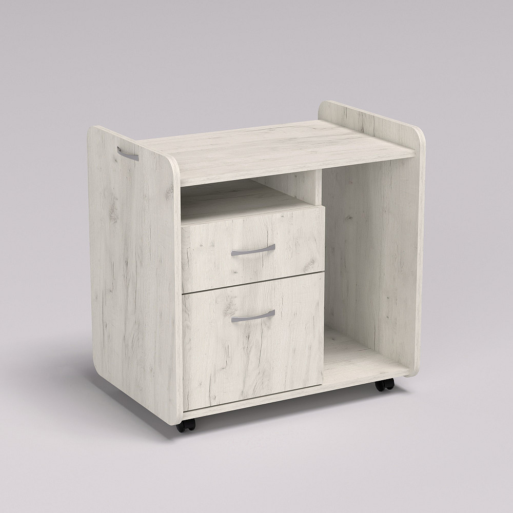 Тумба офисная ТМО-2, Дуб Крафт Білий, 650/450/650 Львов - изображение 1