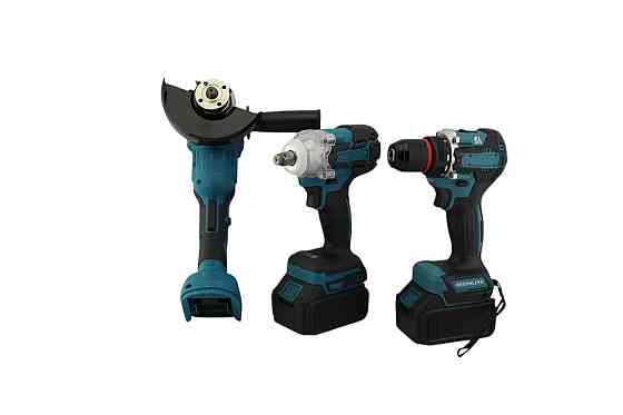 Набір інструментів 4 в 1 9712, перфоратор, гайковерт, шурупокрут, кутова шліфувальна машина Вінниця