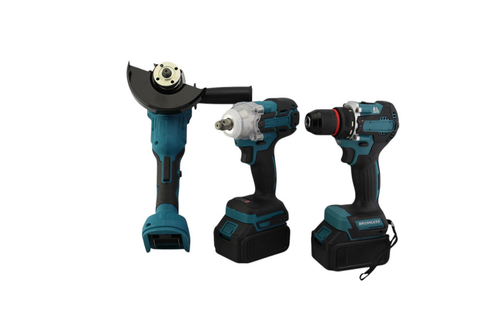 Набір інструментів 4 в 1 9712, перфоратор, гайковерт, шурупокрут, кутова шліфувальна машина Винница - изображение 4