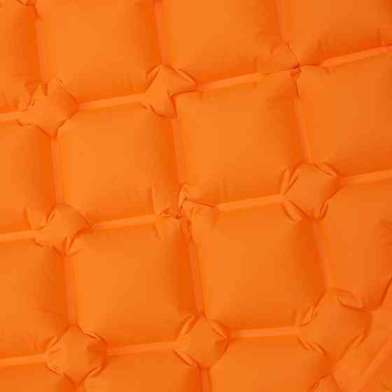 Надувний туристичний матрас для палатки 190x55 см, оранжевий Київ