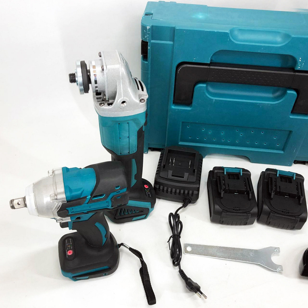 Набір 2 в 1 шуруповерт + гайковерт в валізі FO-626 2 акумулятори Київ - фото 9