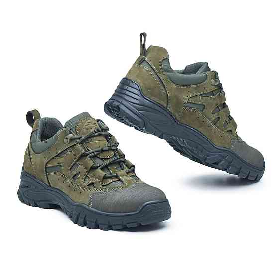 Тактические кроссовки 4011 зелёные — лёгкие, прочные, влагостойкие, с амортизацией, для армии 41 (27) Харьков