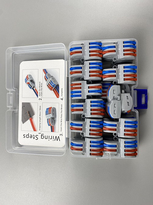 Набір з'єднувачів автопроводу від 0.08-4.00 мм (22 штуки) струм 32А Мукачево - фото 7