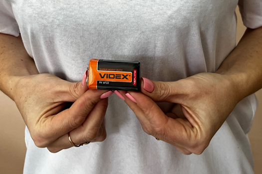 Батарейка Крона VIDEX 9В для мультиметров и игрушек Киев