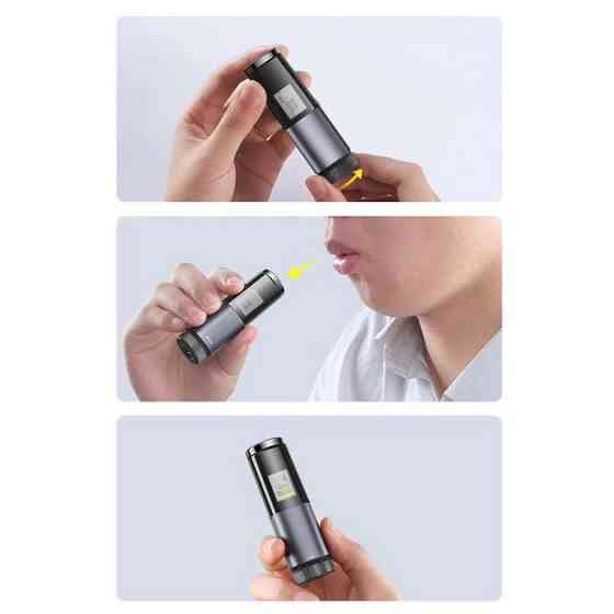 Алкотестер Baseus Digital Alcohol Tester CRCX-01 130 мА·год (Чорний) Миколаїв