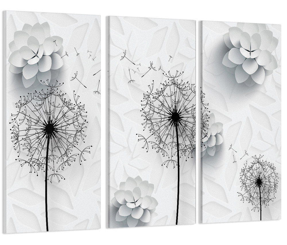 Модульна картина Абстракція Квіти Art-74_XXL Київ - фото 1